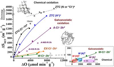 Oxidation of Different Microporous Carbons by Chemical and Electrochemical Methods